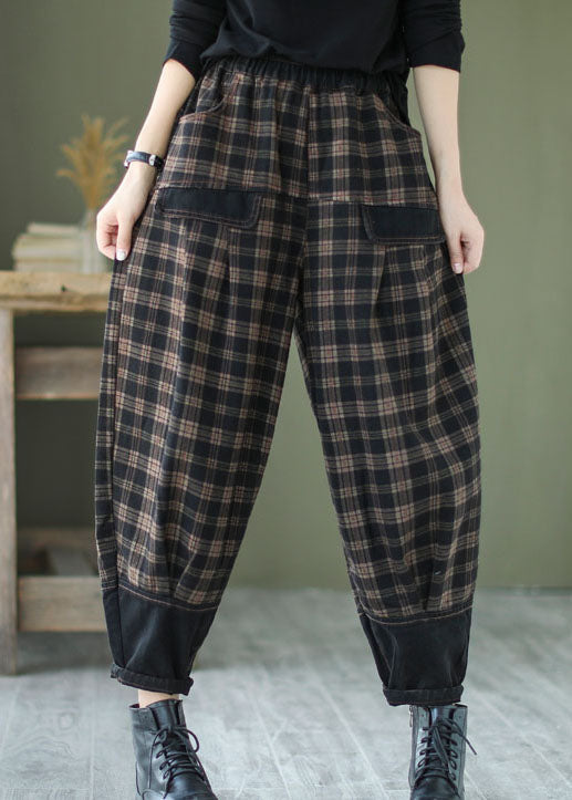 Mäns Denim Byxor Patchwork Stil 3