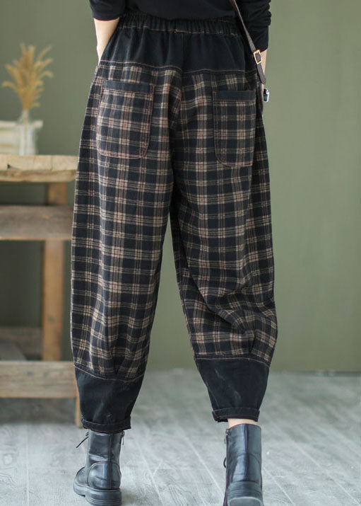 Mäns Denim Byxor Patchwork Stil 4