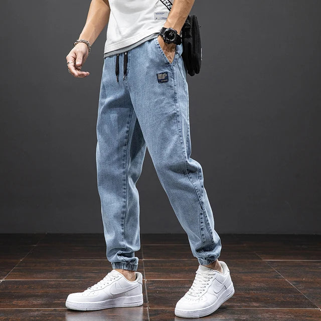 Mäns Denimbyxor Avslappnad Stil 6
