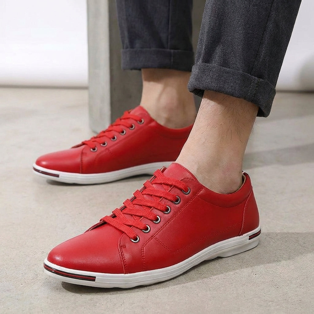 Mäns Derby Sneaker Klassisk Stil 4