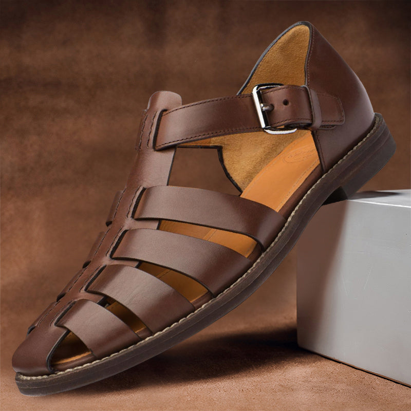 Mäns Fisherman Sandaler 4