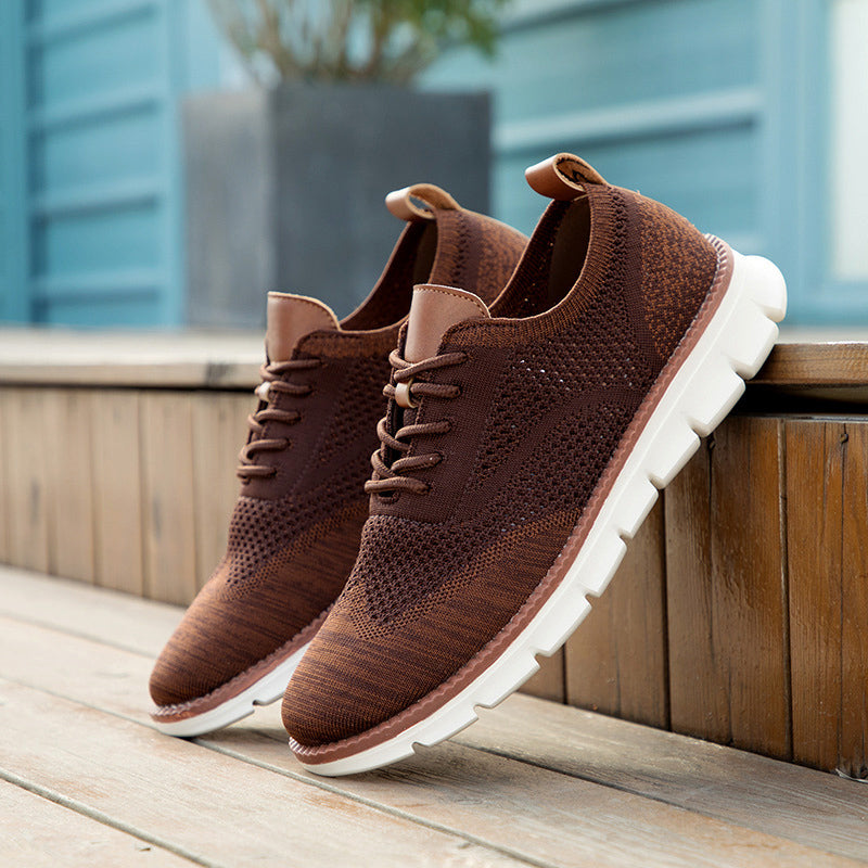 Mäns Fritidssneakers Rund Tå Design 1
