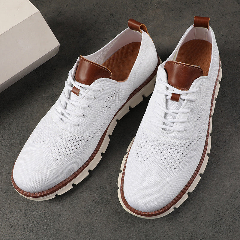 Mäns Fritidssneakers Rund Tå Design 2