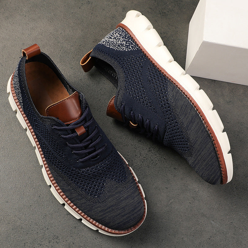 Mäns Fritidssneakers Rund Tå Design 3