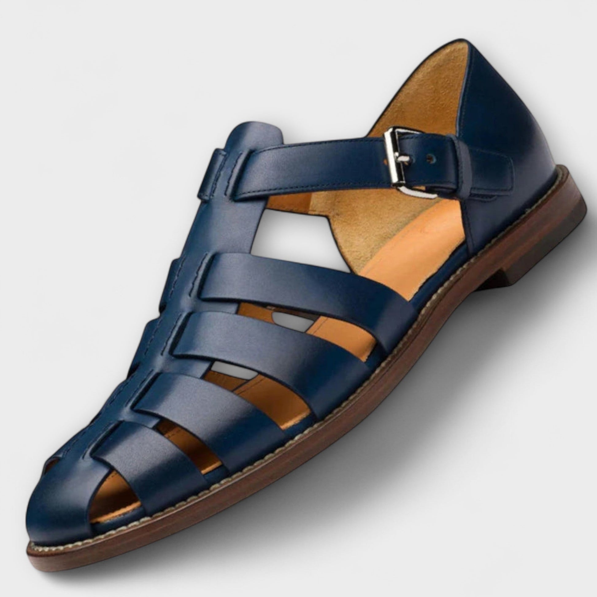 Mäns Gladiatorsandaler i Läder 3