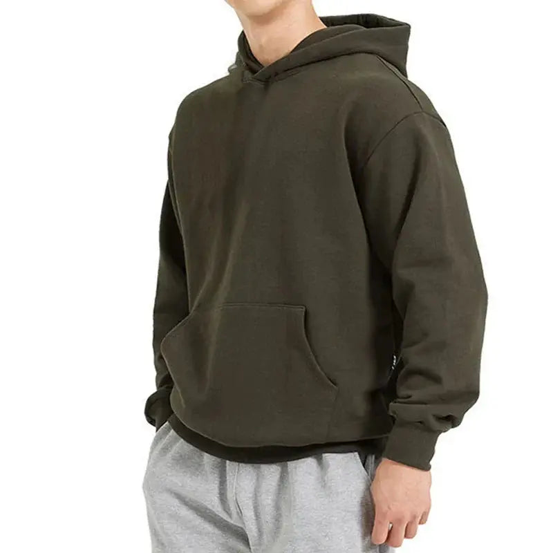 Mäns Hoodie Lös Design Avslappnad Stil 1