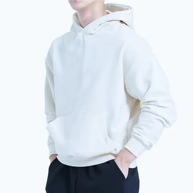Mäns Hoodie Lös Design Avslappnad Stil 10