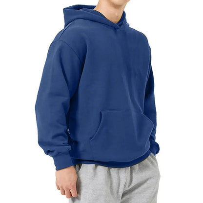Mäns Hoodie Lös Design Avslappnad Stil 11