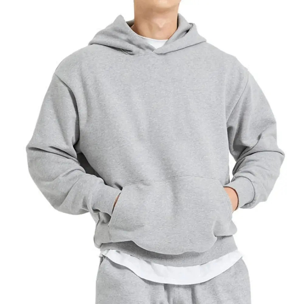 Mäns Hoodie Lös Design Avslappnad Stil 5
