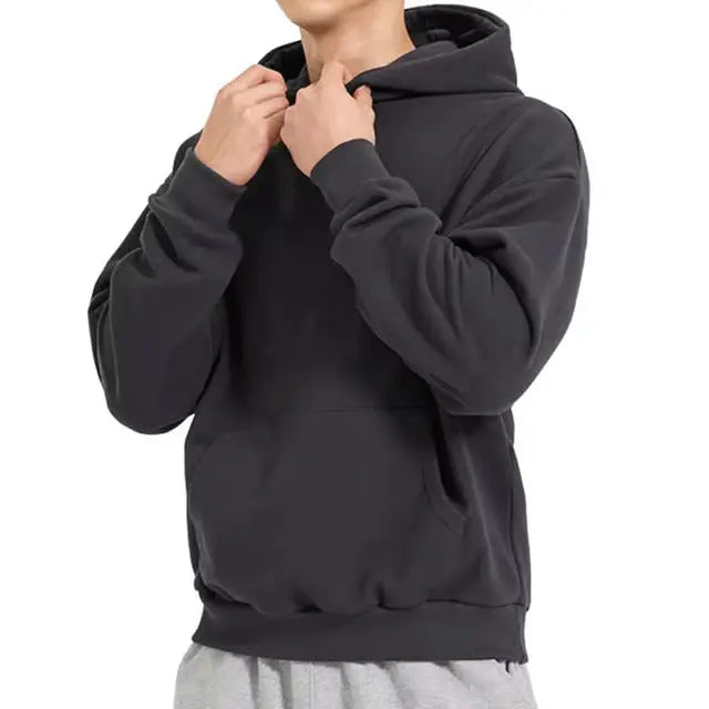 Mäns Hoodie Lös Design Avslappnad Stil 8