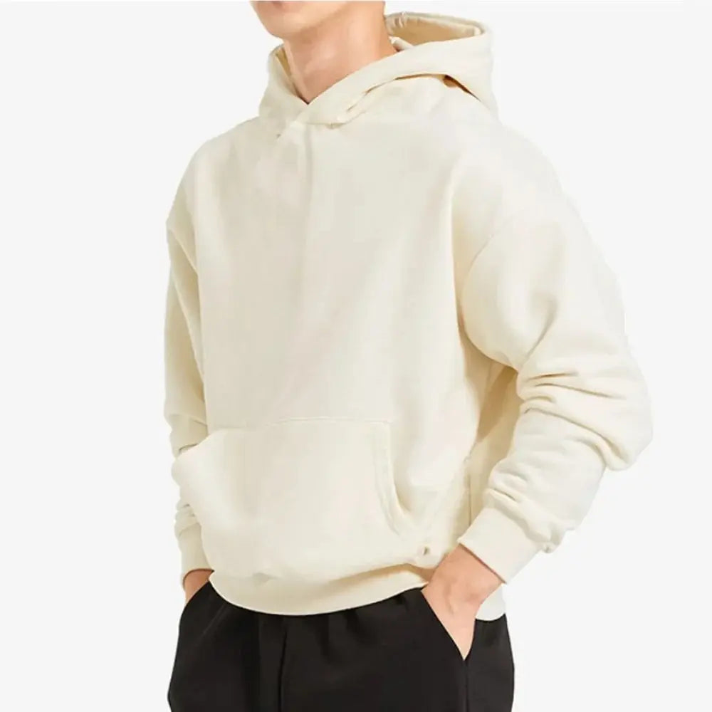 Mäns Hoodie Lös Design Avslappnad Stil 9