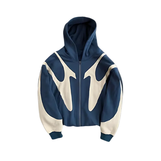 Mäns Hoodie med Dragkedja Avslappnad Stil 0
