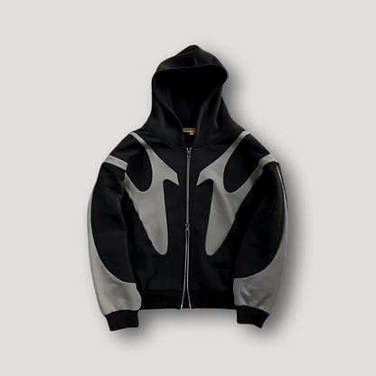 Mäns Hoodie med Dragkedja Avslappnad Stil 1