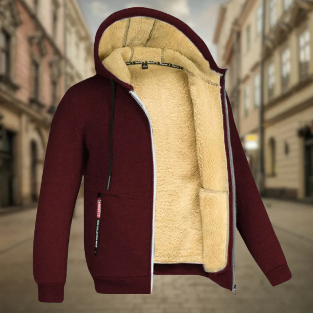 Mäns Huvjacka Sherpa Fodrad 3