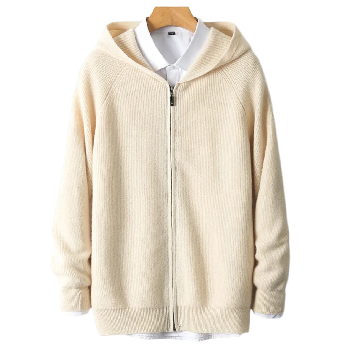 Mäns Huvtröja med Dragkedja Modern Stil 0