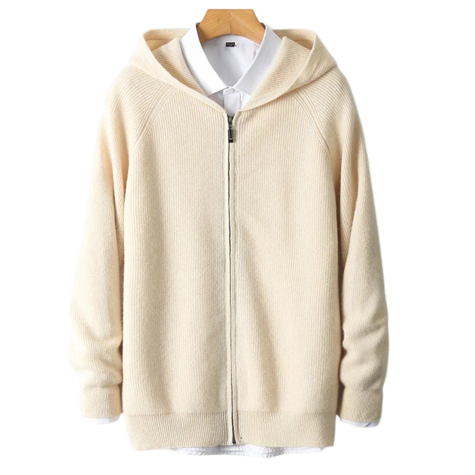 Mäns Huvtröja med Dragkedja Modern Stil 0