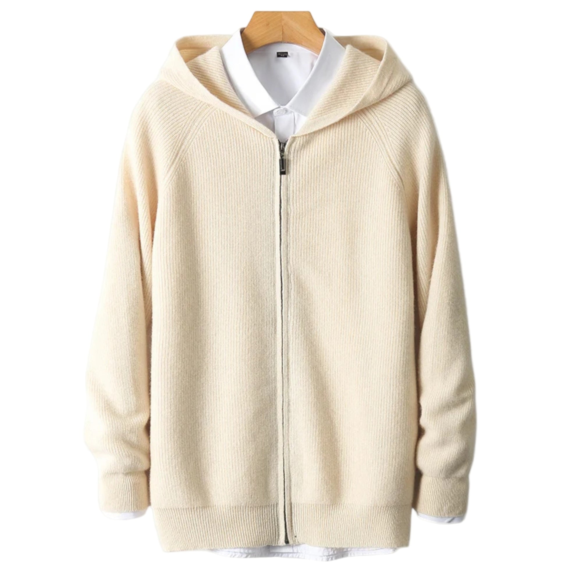 Mäns Huvtröja med Dragkedja Modern Stil 0