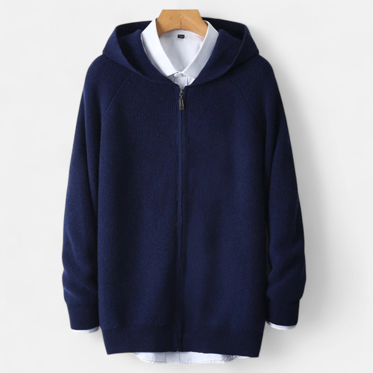 Mäns Huvtröja med Dragkedja Modern Stil 3