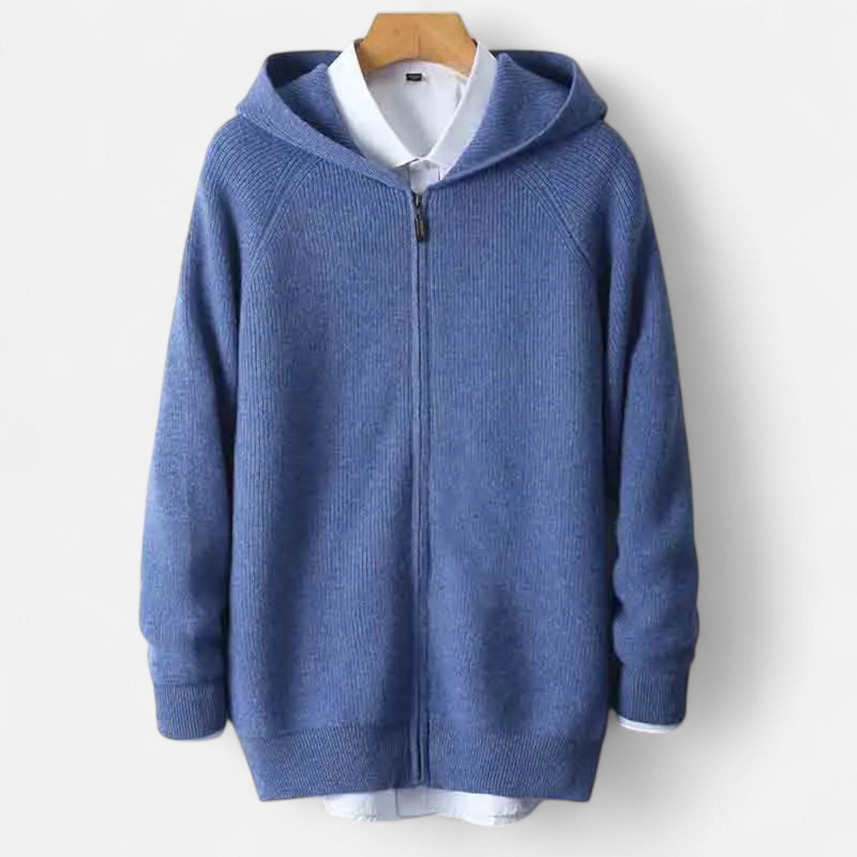 Mäns Huvtröja med Dragkedja Modern Stil 4