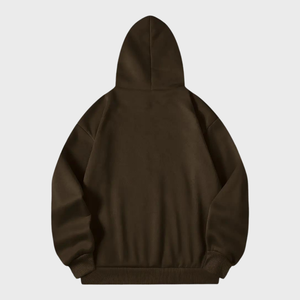 Mäns Huvtröja med Fjälltryck 3