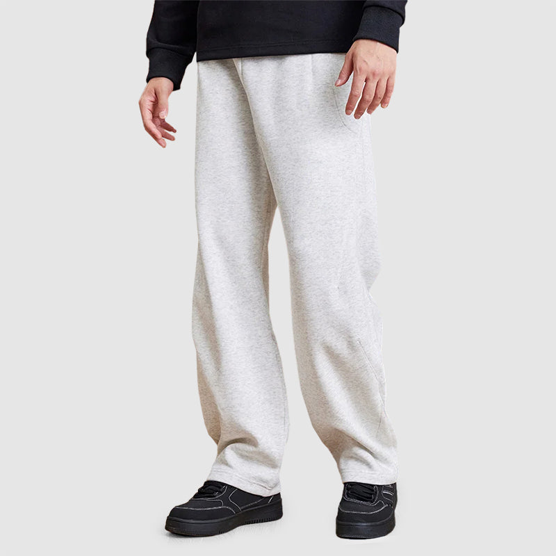 Mäns Joggers med Raka Ben och Avslappnad Passform 2