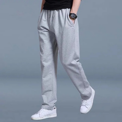 Mäns Joggingbyxor Bred Passform Avslappnad Stil 3