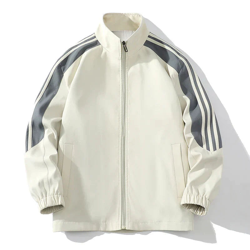 Mäns Joggingset med Dragkedja Sportig Stil 3
