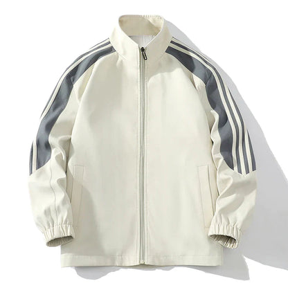 Mäns Joggingset med Dragkedja Sportig Stil 3