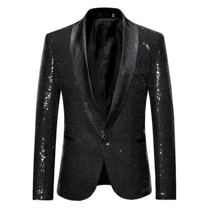 Mäns Kavaj Glitter Detaljer Normalskuren 0