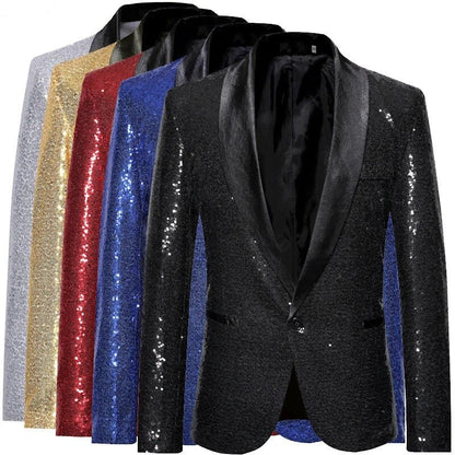 Mäns Kavaj Glitter Detaljer Normalskuren 1