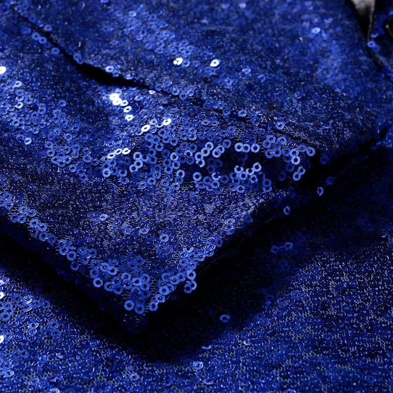 Mäns Kavaj Glitter Detaljer Normalskuren 2