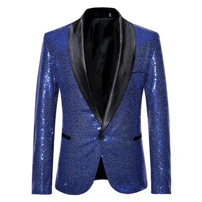 Mäns Kavaj Glitter Detaljer Normalskuren 3