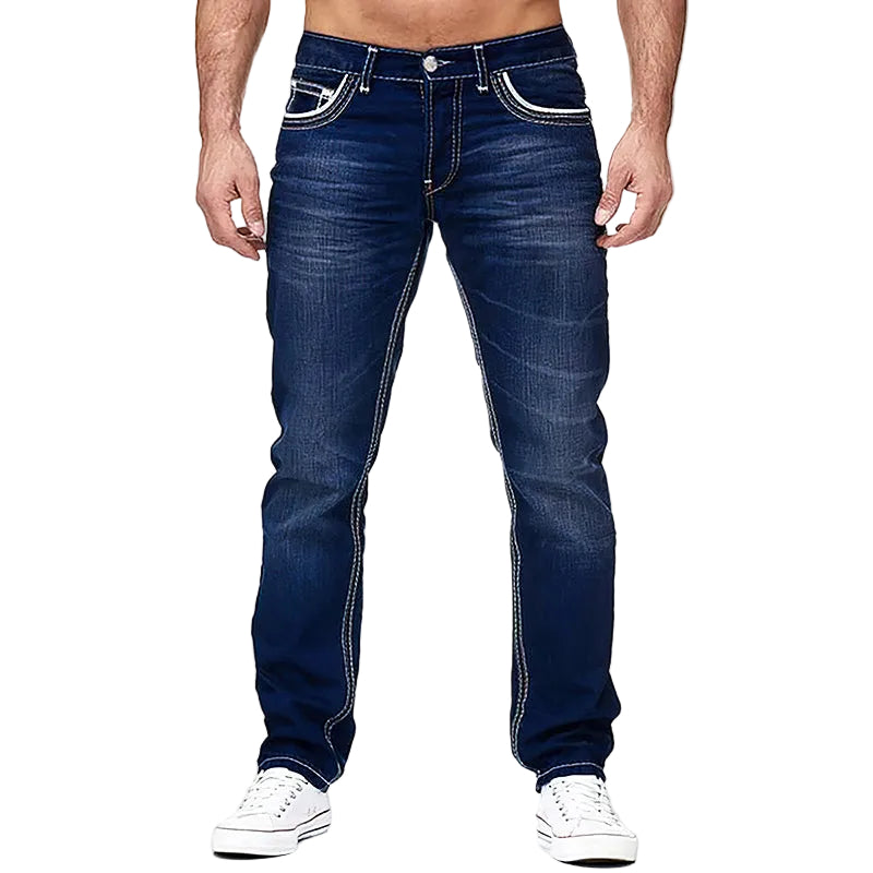Mäns Klassiska Jeans 0