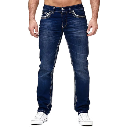 Mäns Klassiska Jeans 0