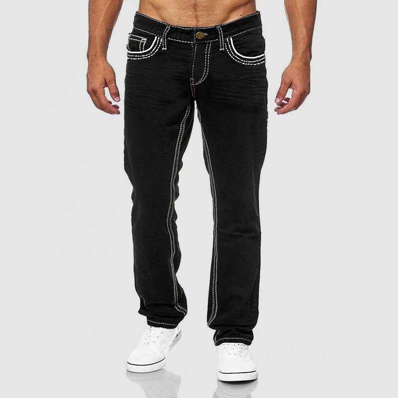 Mäns Klassiska Jeans 2