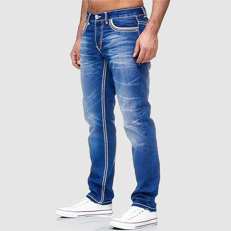 Mäns Klassiska Jeans 3