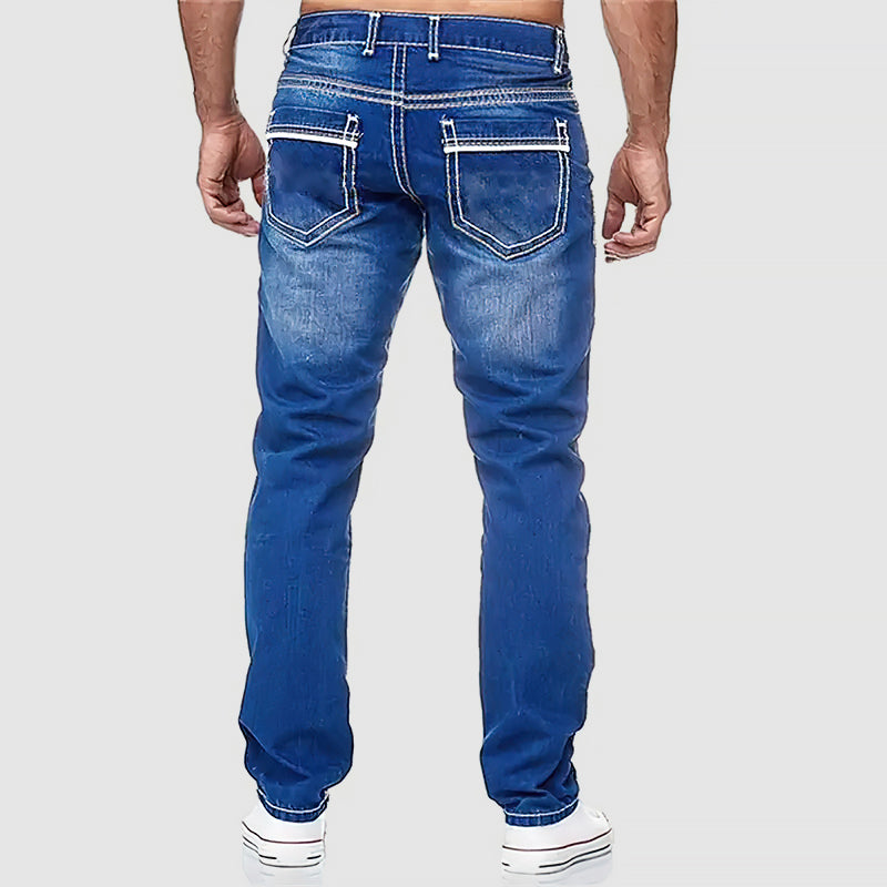 Mäns Klassiska Jeans 4