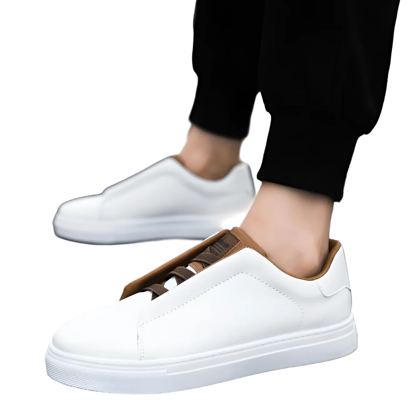 Mäns Klassiska Läder Stil Skor 0