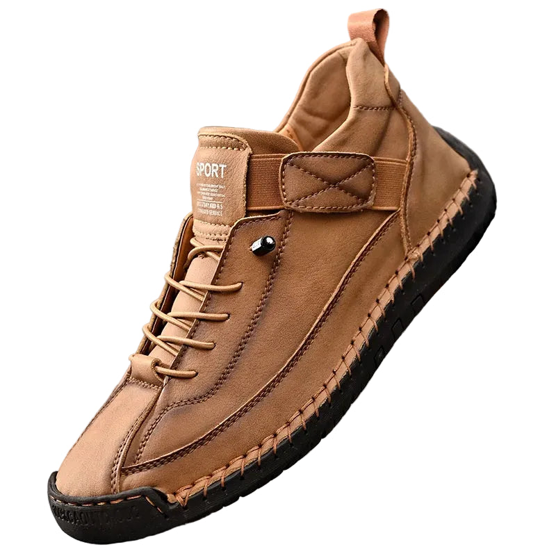 Mäns Läder Loafers Casual Stil 0