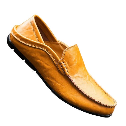 Mäns Läder Loafers Klassisk Stil 0