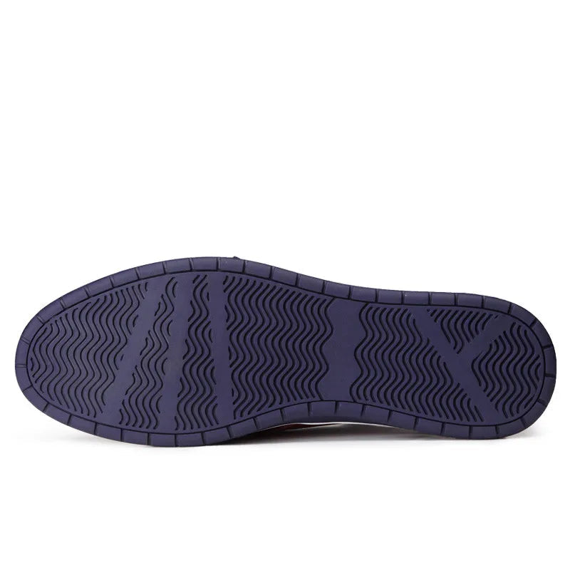 Mäns Låg Top Sneakers Perforerad Design 6
