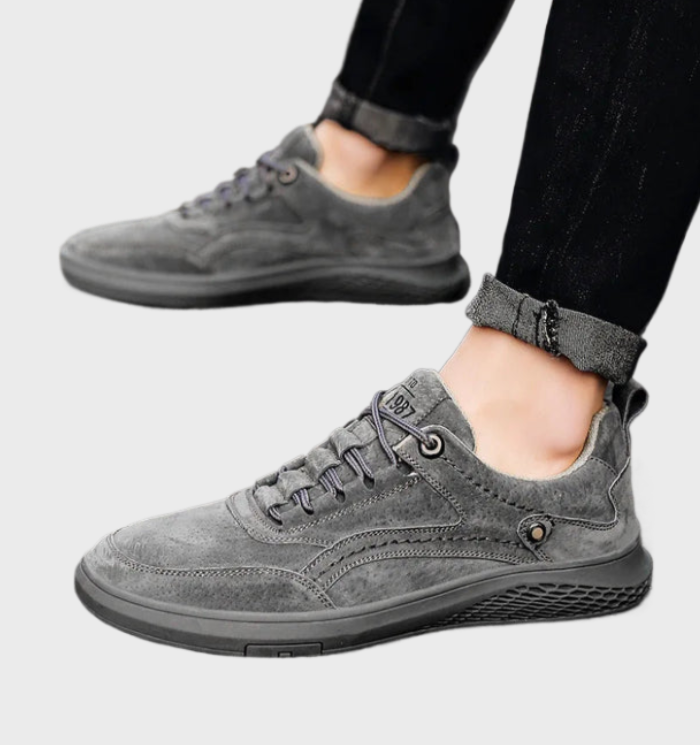 Mäns Låga Sneakers Snörning Moderne Stil 2