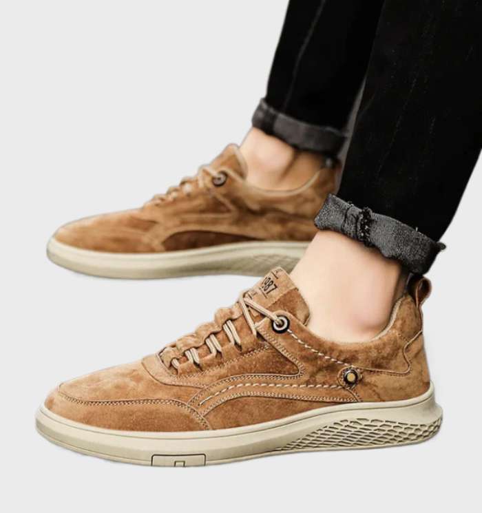 Mäns Låga Sneakers Snörning Moderne Stil 4