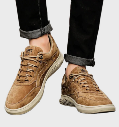 Mäns Låga Sneakers Snörning Moderne Stil 5