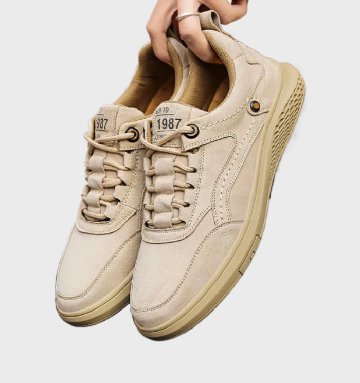 Mäns Låga Sneakers Snörning Moderne Stil 6