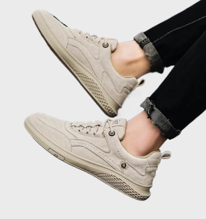 Mäns Låga Sneakers Snörning Moderne Stil 7