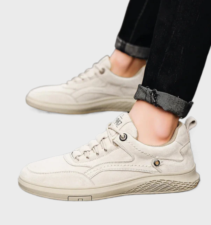 Mäns Låga Sneakers Snörning Moderne Stil 8
