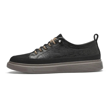 Mäns Låga Sneakers med Plattform 3