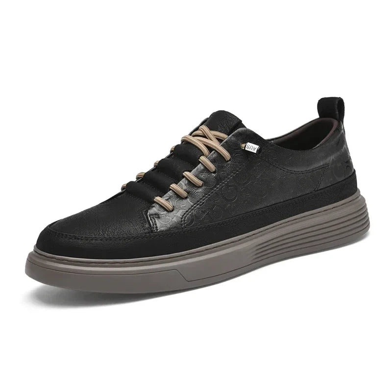 Mäns Låga Sneakers med Plattform 4