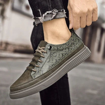 Mäns Låga Sneakers med Plattform 6